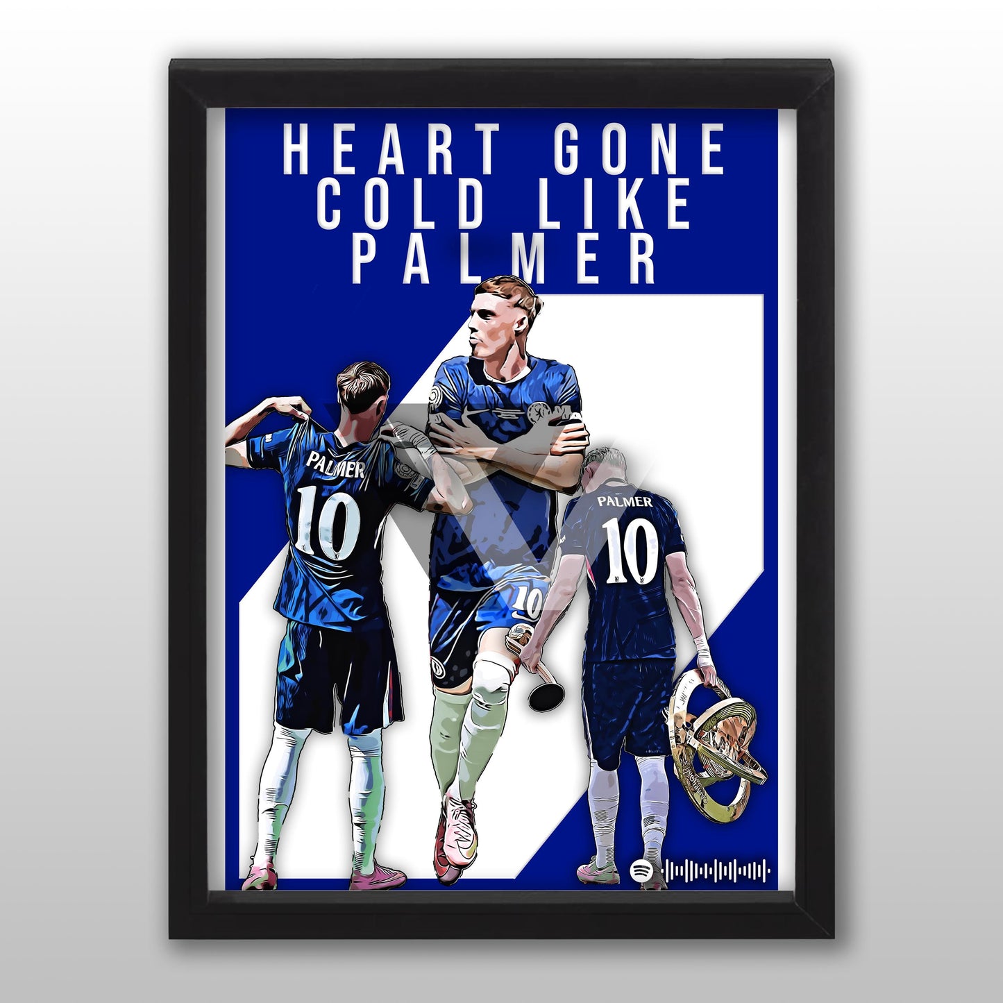 Chelsea Song Lyric A4 Poster - "Palmer" | Football art decor