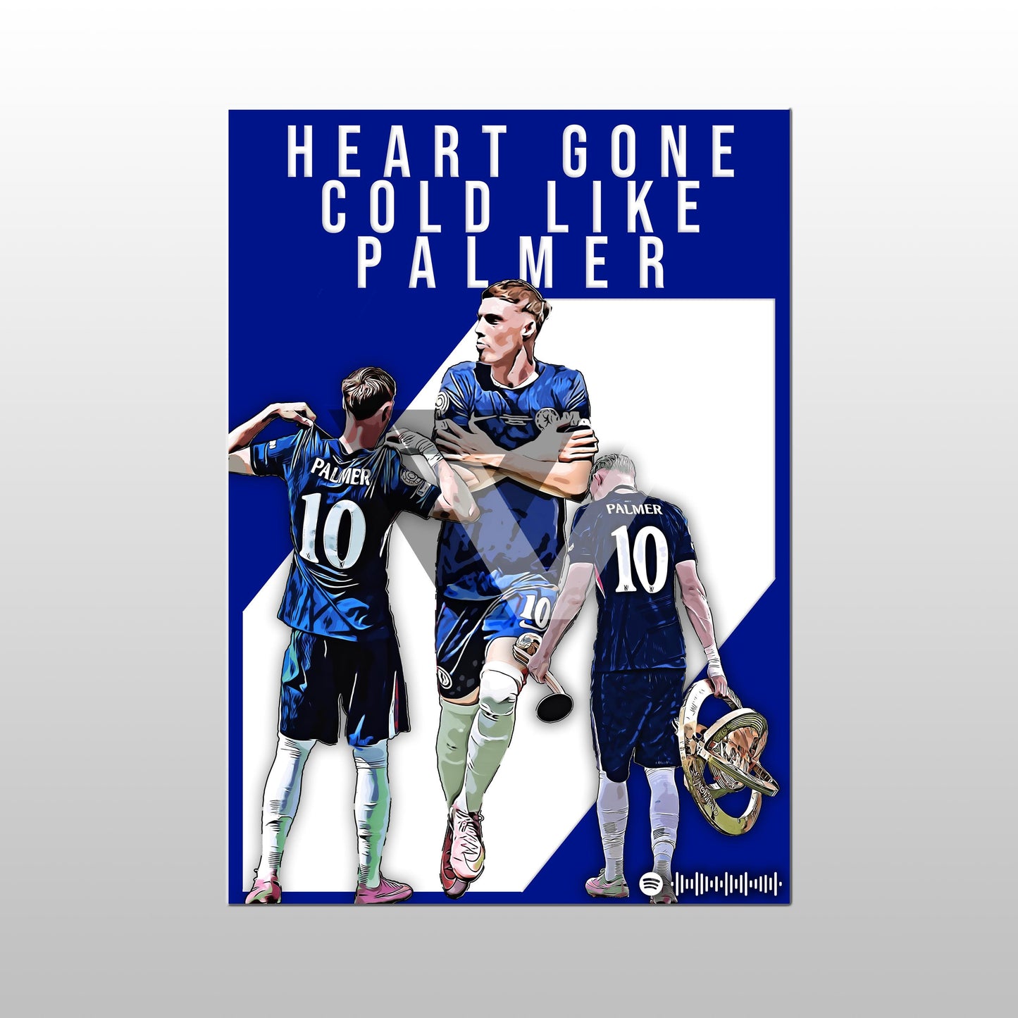 Chelsea Song Lyric A4 Poster - "Palmer" | Football art decor