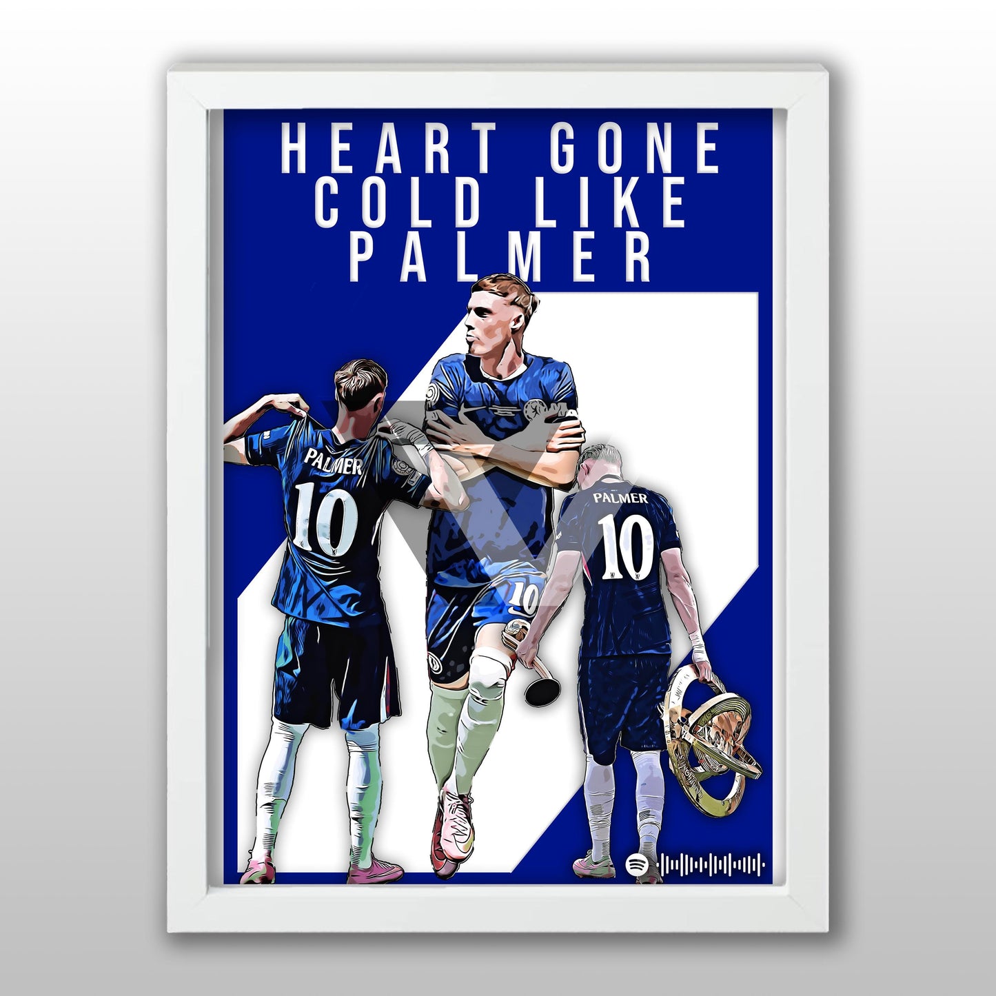 Chelsea Song Lyric A4 Poster - "Palmer" | Football art decor